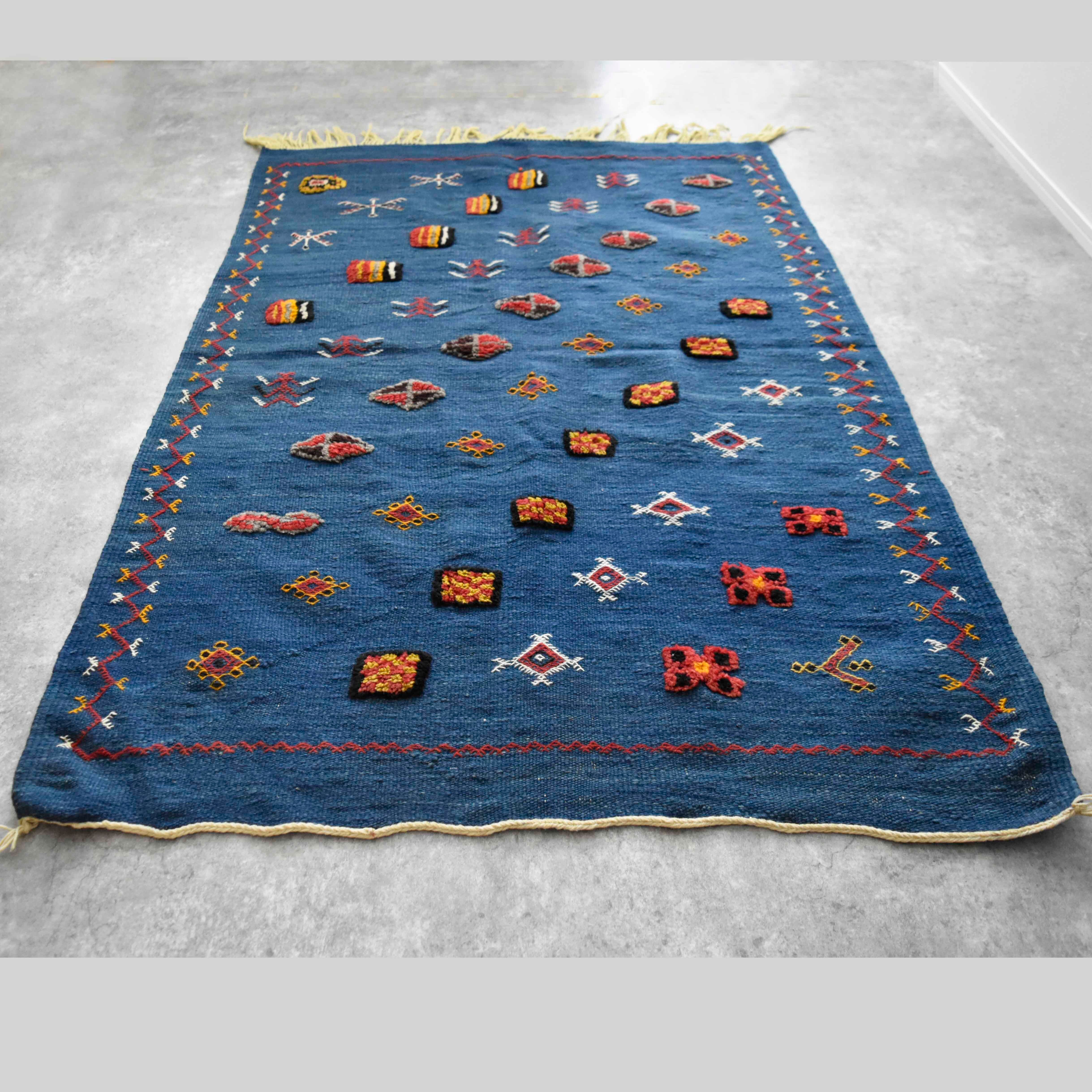 モロッコ ラグ アフニフ 152cm×245cm（モロッコラグ・アフニフ / M-② 