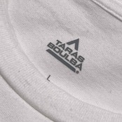 TARAS BOULBA タラスブルバ バックプリント マップデザイン 半袖 Tシャツ L/ホワイト メンズ