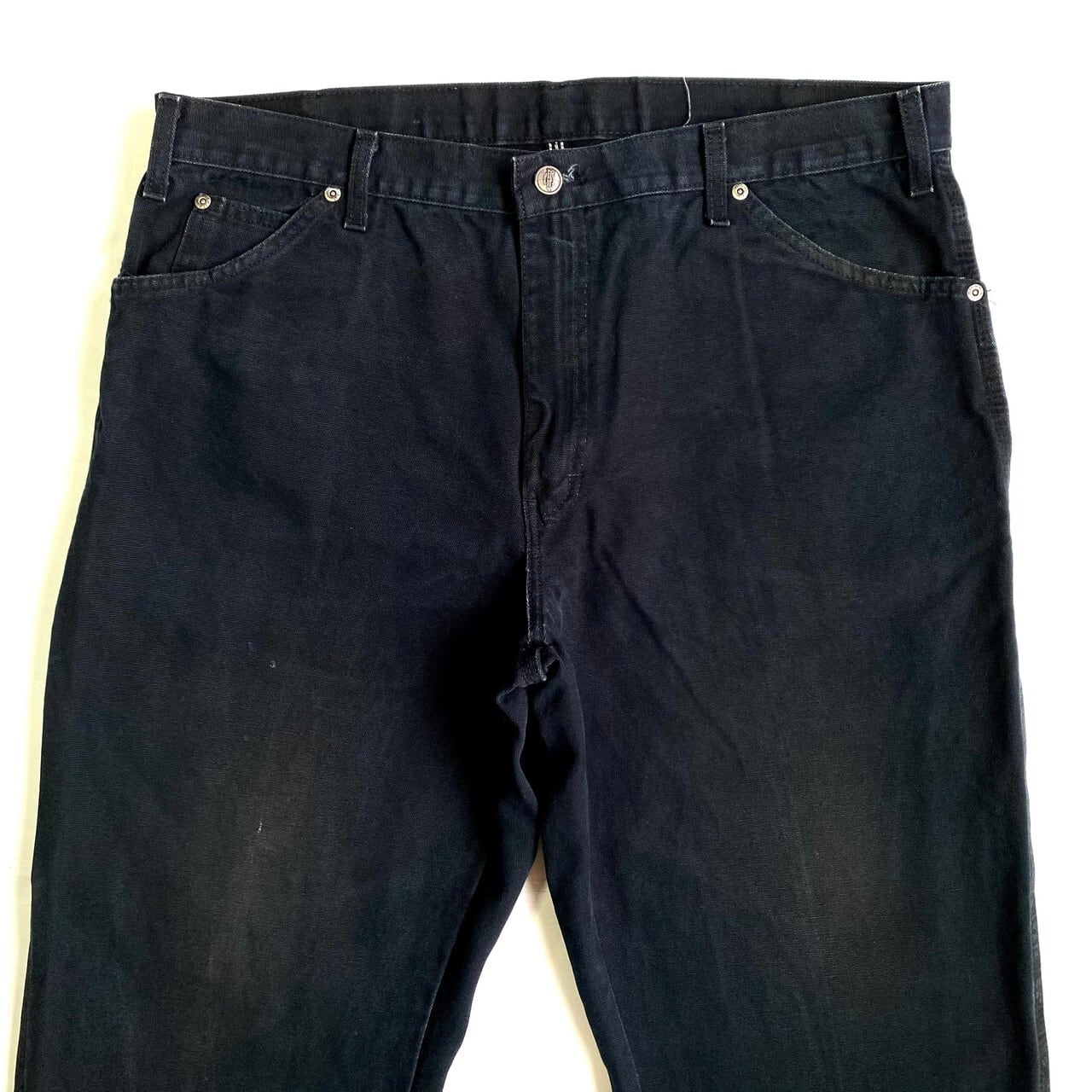 Dickies 90s ペインターパンツ W38 ブラック ワークパンツ 90年代 Dickies ディッキーズ ダック地 ペインター ワークパンツ