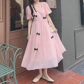 Plus Size Princess Chiffon Long Dress 5140