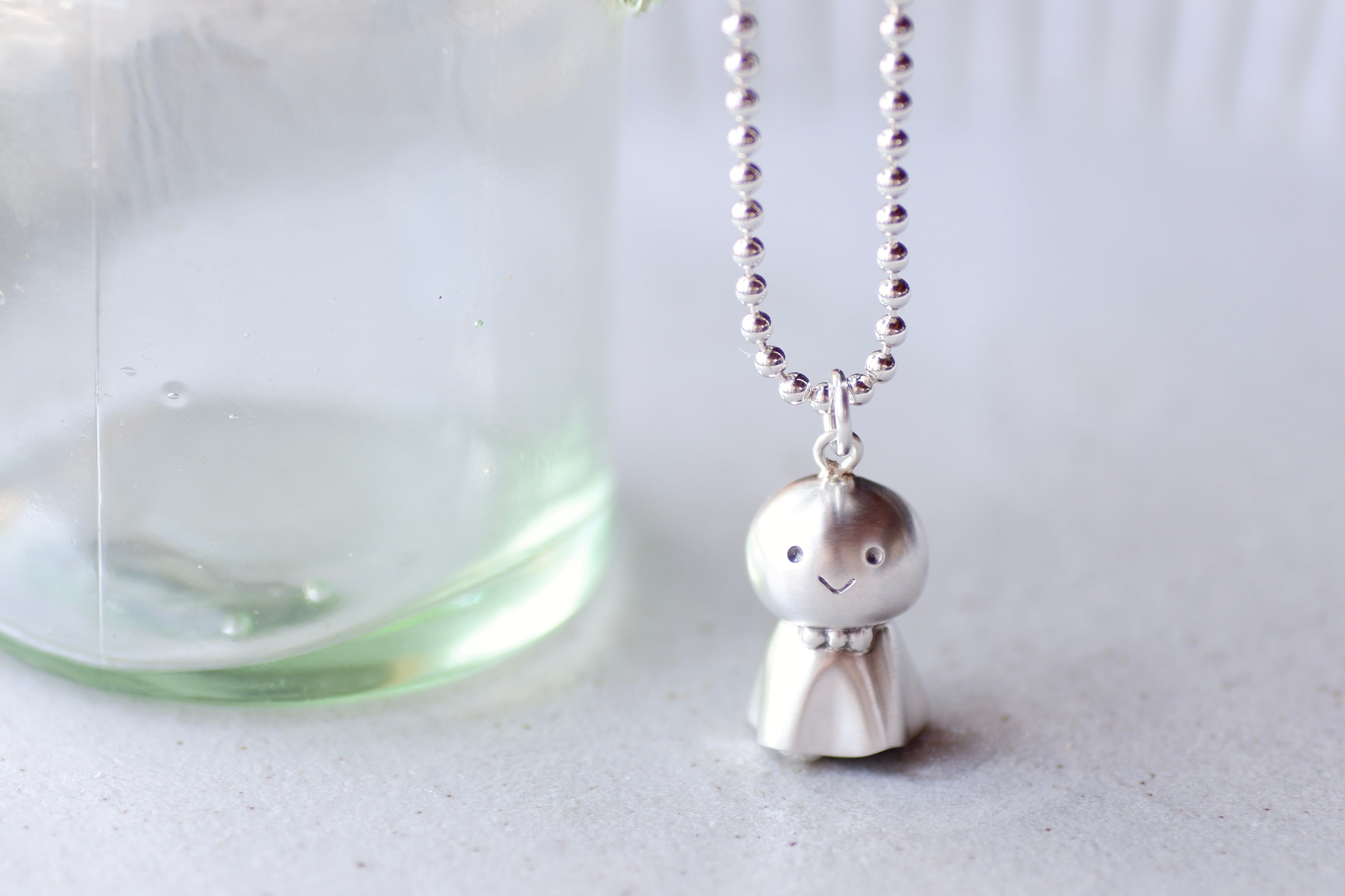 ORDER】Teru-kichi keychain SV925 <size:Big/Guardian Bell type