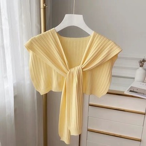 肩掛け風　カラーニット 　AJ111-D001