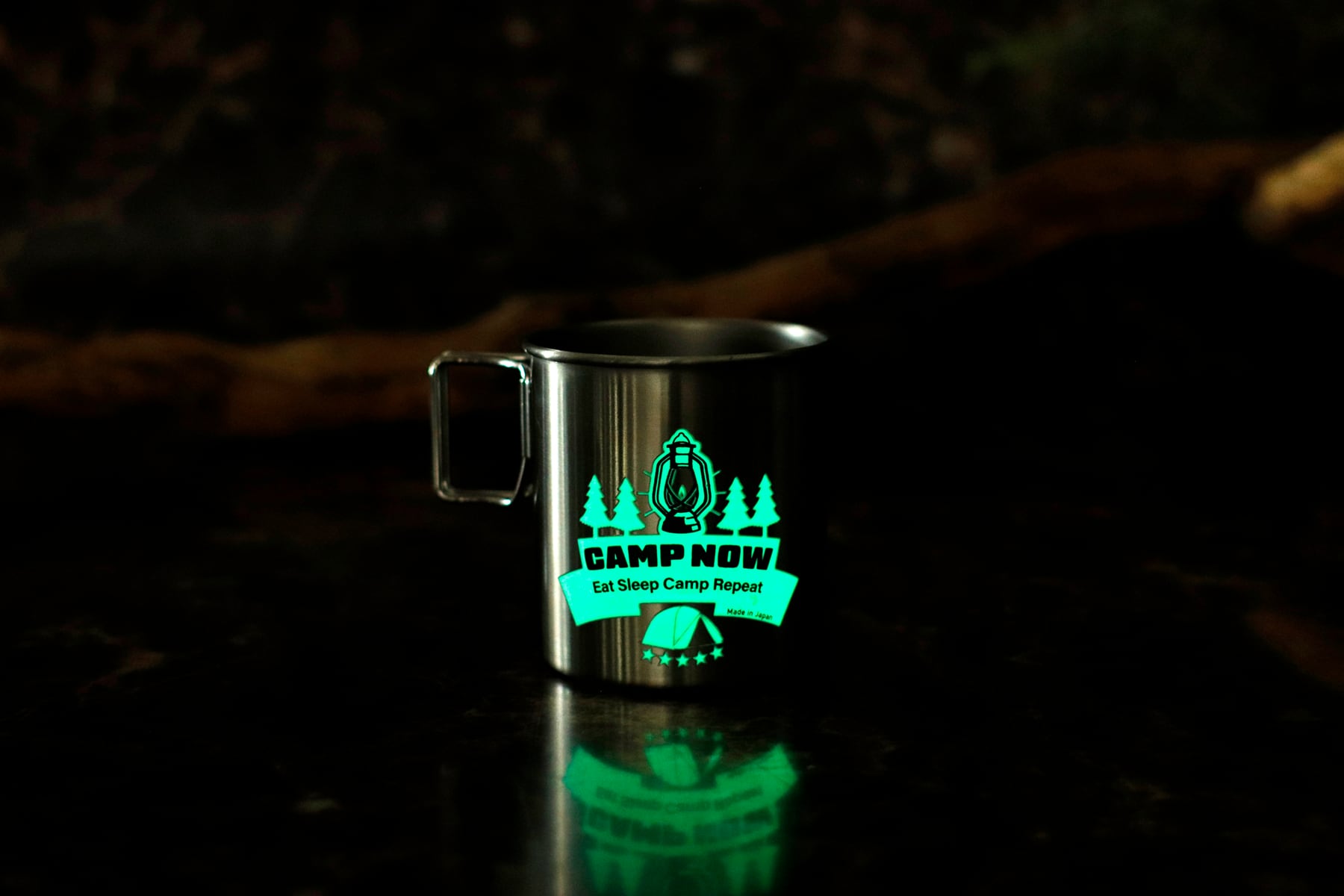 全3種】蓄光ステンレスマグカップ 暗闇で輝くキャンプギア | Lantern