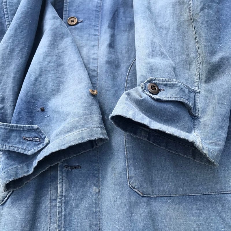 40's 50's au Perroquet ショップコート インディゴ インク