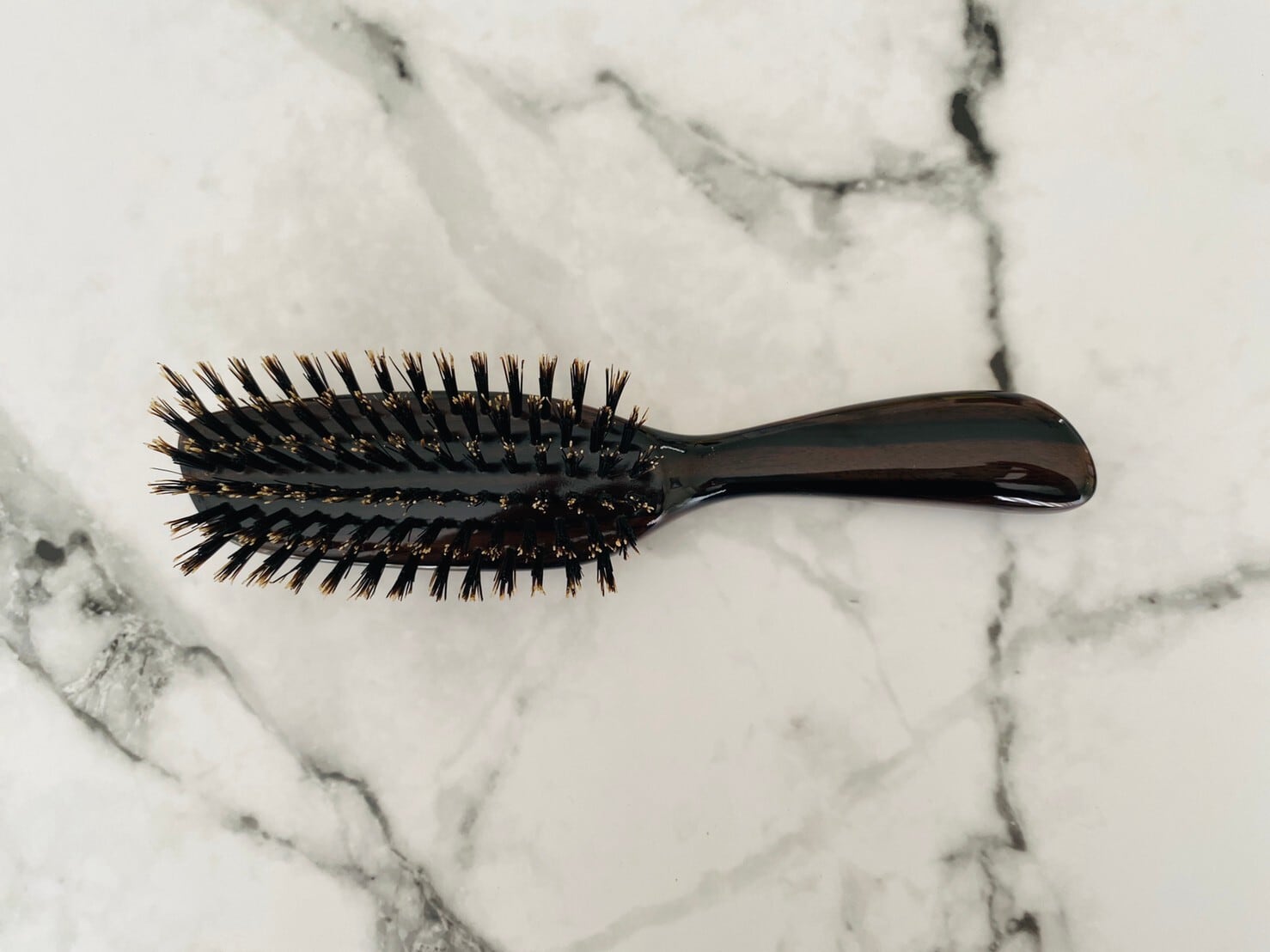 極上猪毛100%6行国産手植えヘアブラシ | Ansa Precious Shop(アンサ