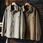 Long Sleeve Work Pocket Shirt ◇2color H0186