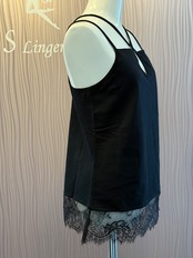 オスカリート　シャンティ　コットントップス  ブラック ２、３サイズ