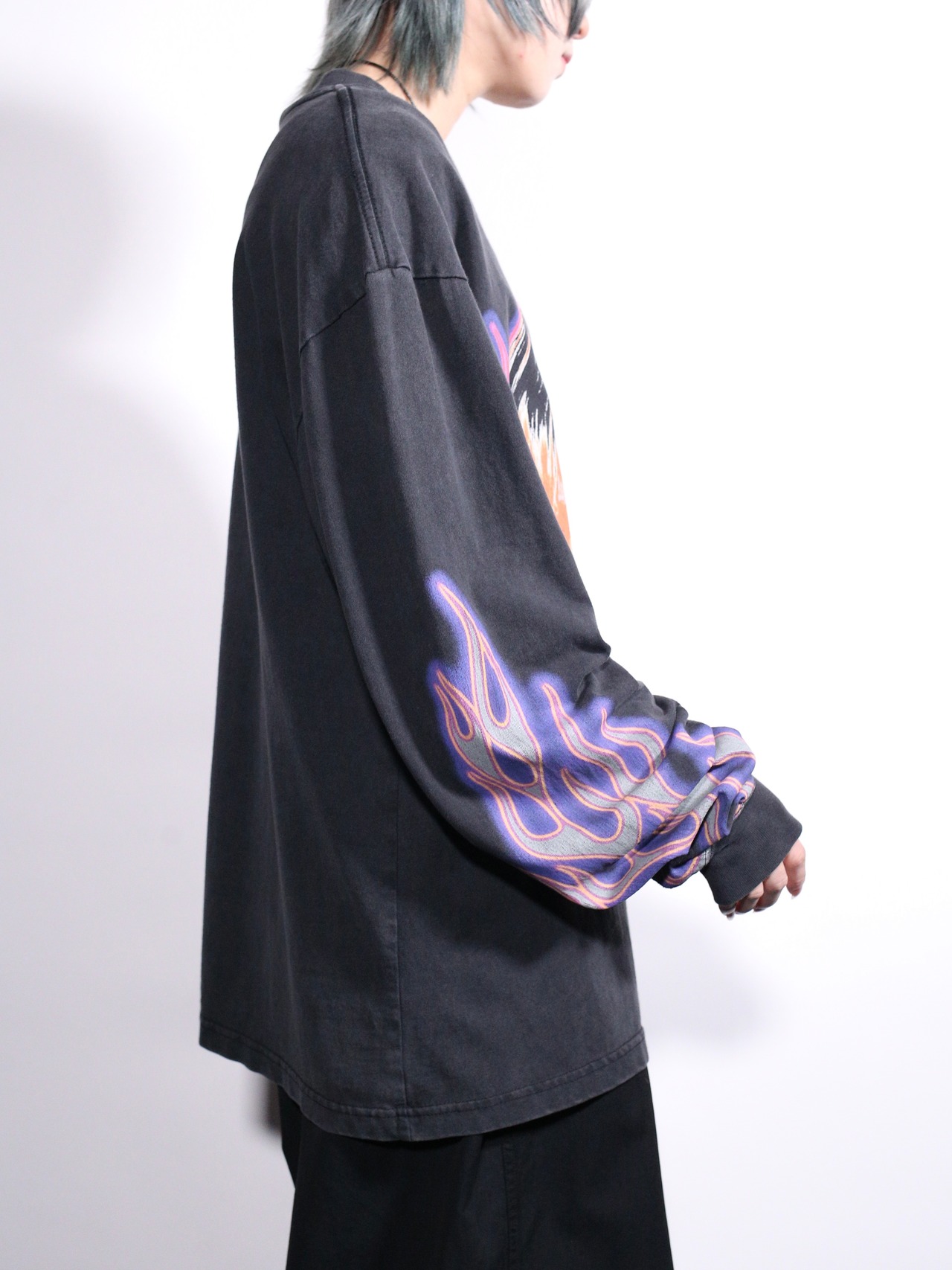 poison girl graphic oversize l/s tee - 4