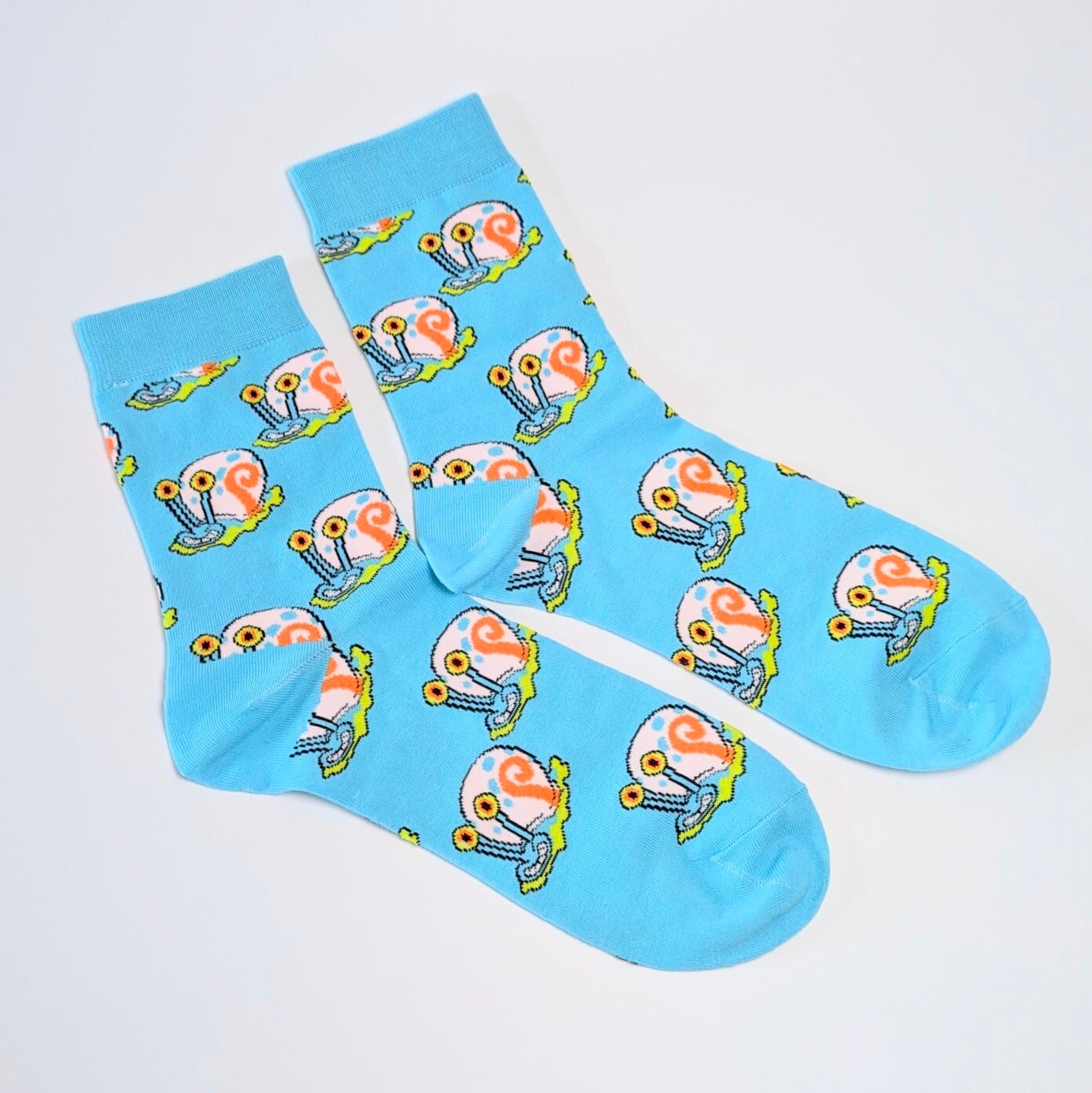 ♧【 crew socks / クルーソックス 】SpongeBob SquarePants ( スポンジボブ ) / ゲイリー 靴下 / ソックス〚アメリカン雑貨 アメトイ〛