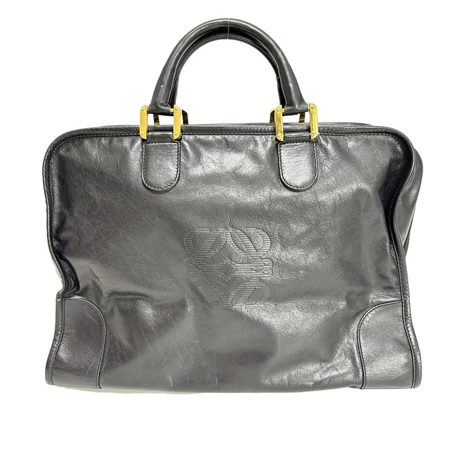 LOEWE ロエベ アマソナ ボストンバッグ ブラック 12907-202404