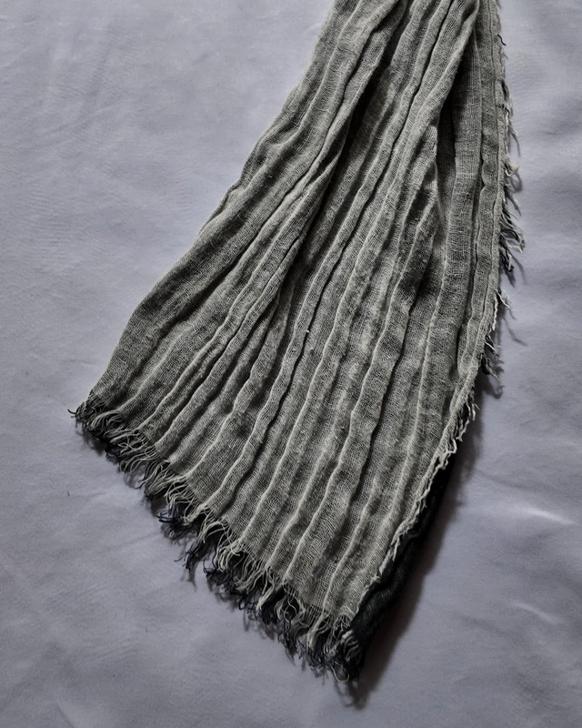 【Dior HOMME】two-tone winkle finish stole