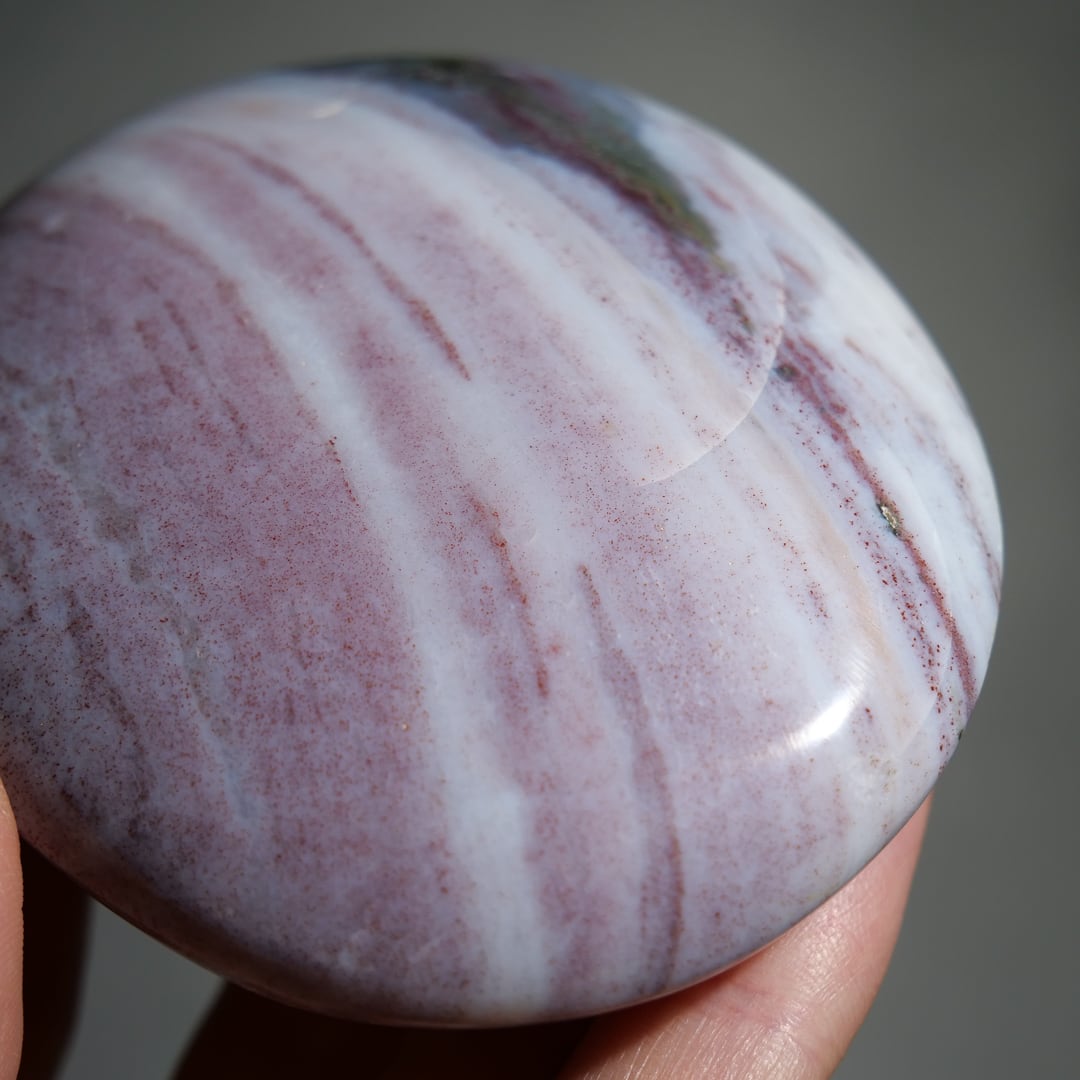 【A】レア✴︎キラキラ結晶 ☆ オーシャンジャスパー パーム ストーン（握り石） オーシャンジャスパー にぎり石 | パームストーン（にぎり石