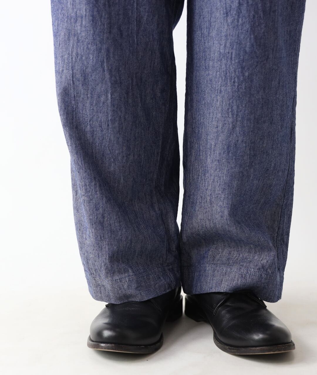 SO/コットンリネンスラブツイル ギャザーストレートパンツ | ROOM