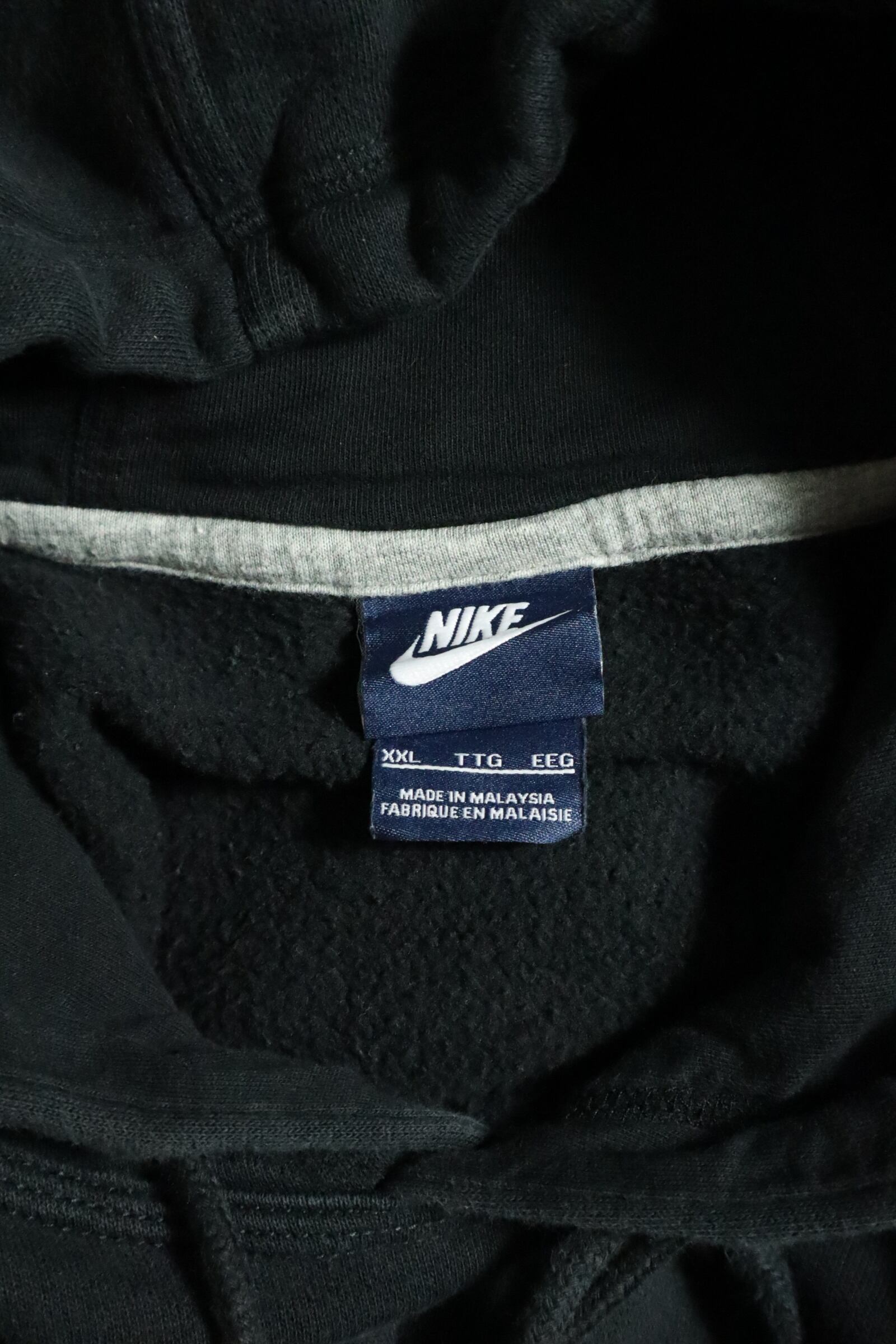 NIKE” Vintage one point hoodie Parker sweat size XXL / BLACK | 古着屋ANT ONLINE