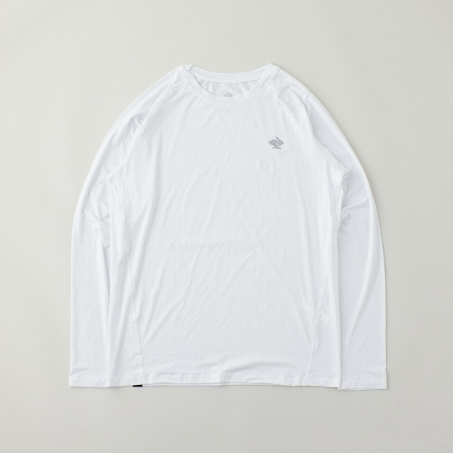 rabbit(ラビット) EZ Tee Perf ICE LS - White  メンズ長袖Tシャツ