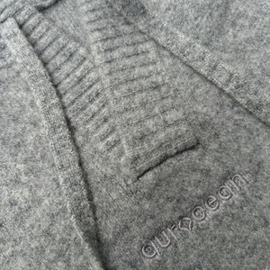 ルーズニットグレーフーディー　1056