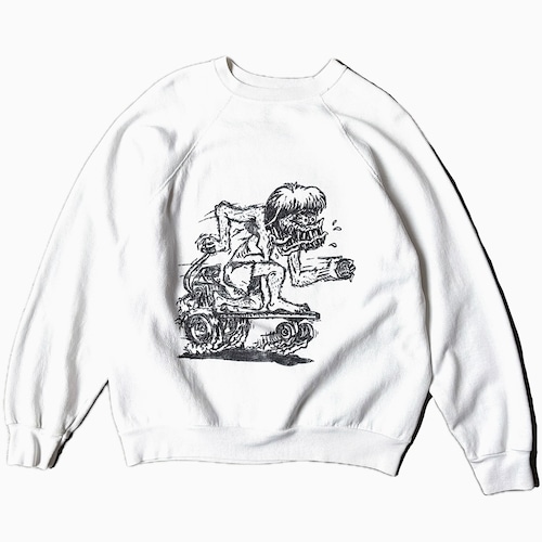 Vintage 90's【TULTEX】"SIDEWALK SURFER" Painted Sweat