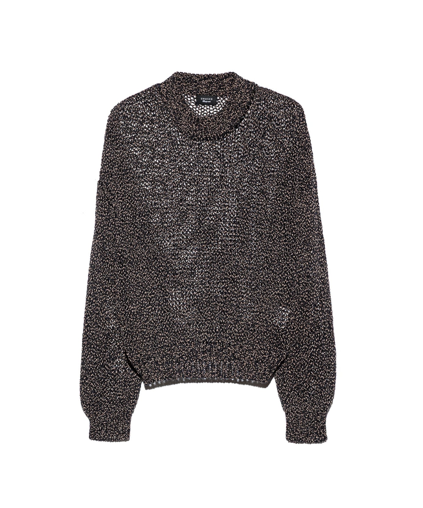 UNUSED / US2556 DROP PULLOVER KNIT(CORAL×BLACK) | PAY ID