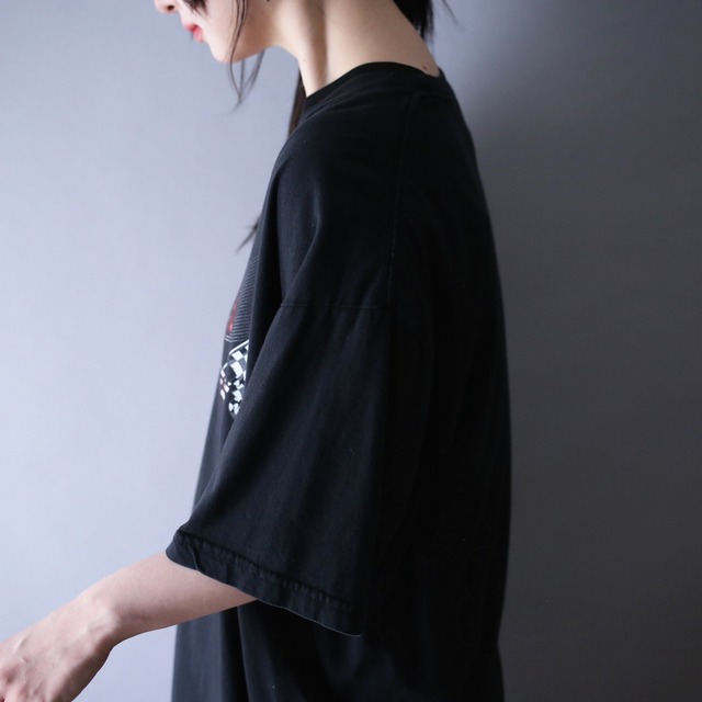 "AKIRA" good printed loose silhouette h/s tee