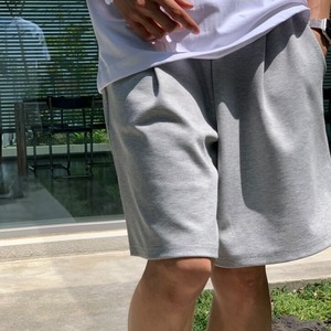 シンプルカジュアルスウェットハーフパンツ　MT0080426