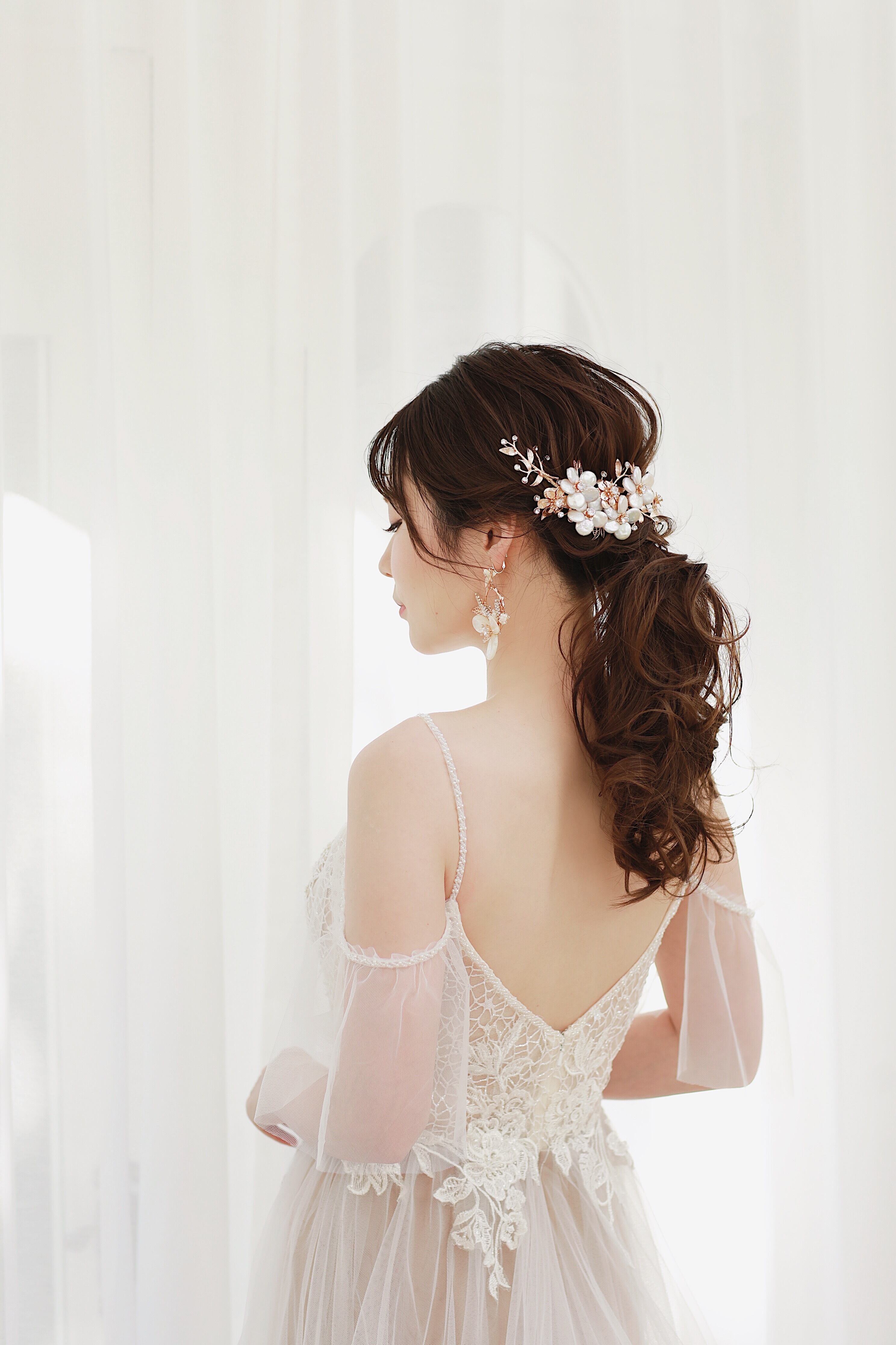 ブライダルヘッドドレス Ha 0 ブライダルアクセサリーショップ Sweet Ribbon スウィートリボン
