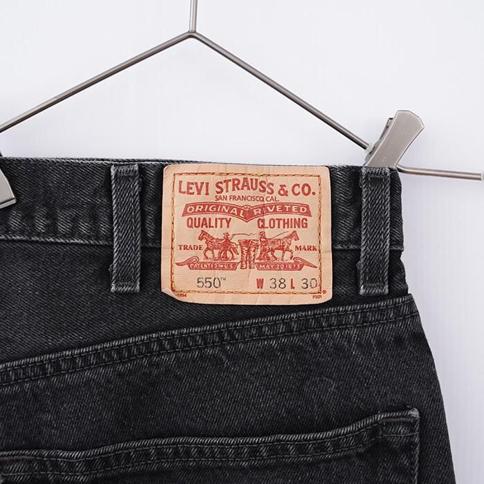 リーバイス550 Levis W38 ブラックデニムパンツ 黒 00s 9855 | fuufu 