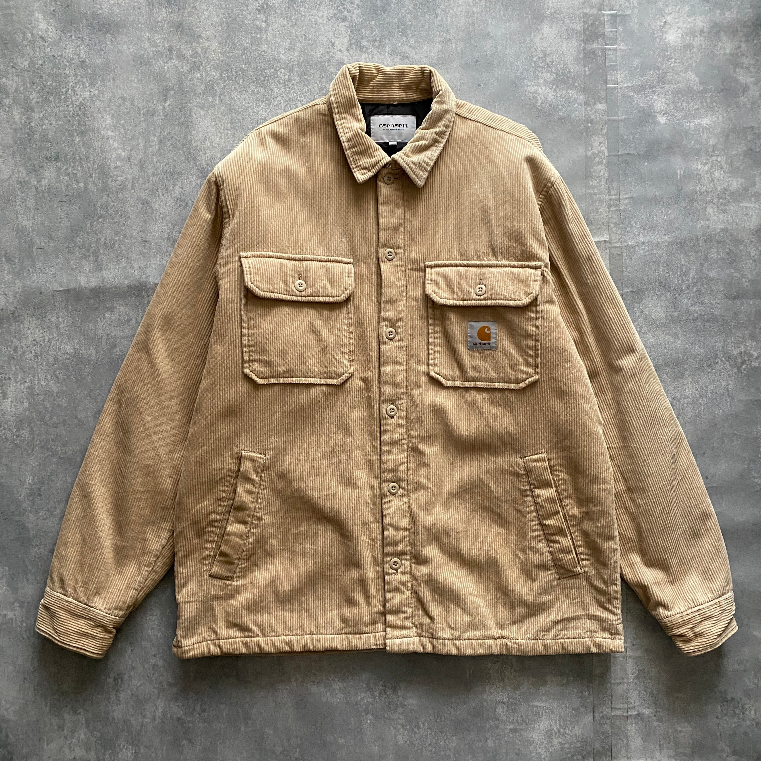 carhartt wip カーハート ラベルロゴ コーデュロイ 中綿 ジャケット