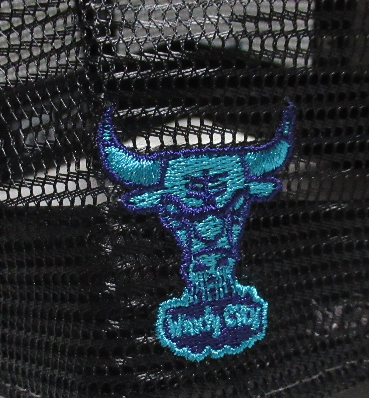 NEW ERA 9fifty A-FRAME メッシュ  CAP　Chicago Bulls　シカゴ・ブルズ　Purple×セメント