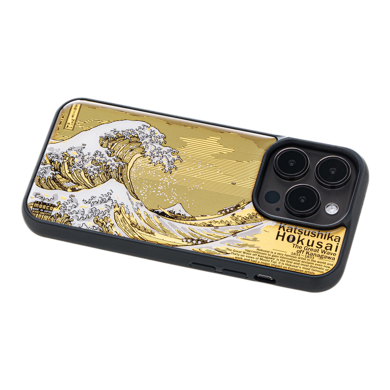 FLASH 神奈川沖浪裏 基板アート iPhone 16 Pro ケース | PCB ART moeco