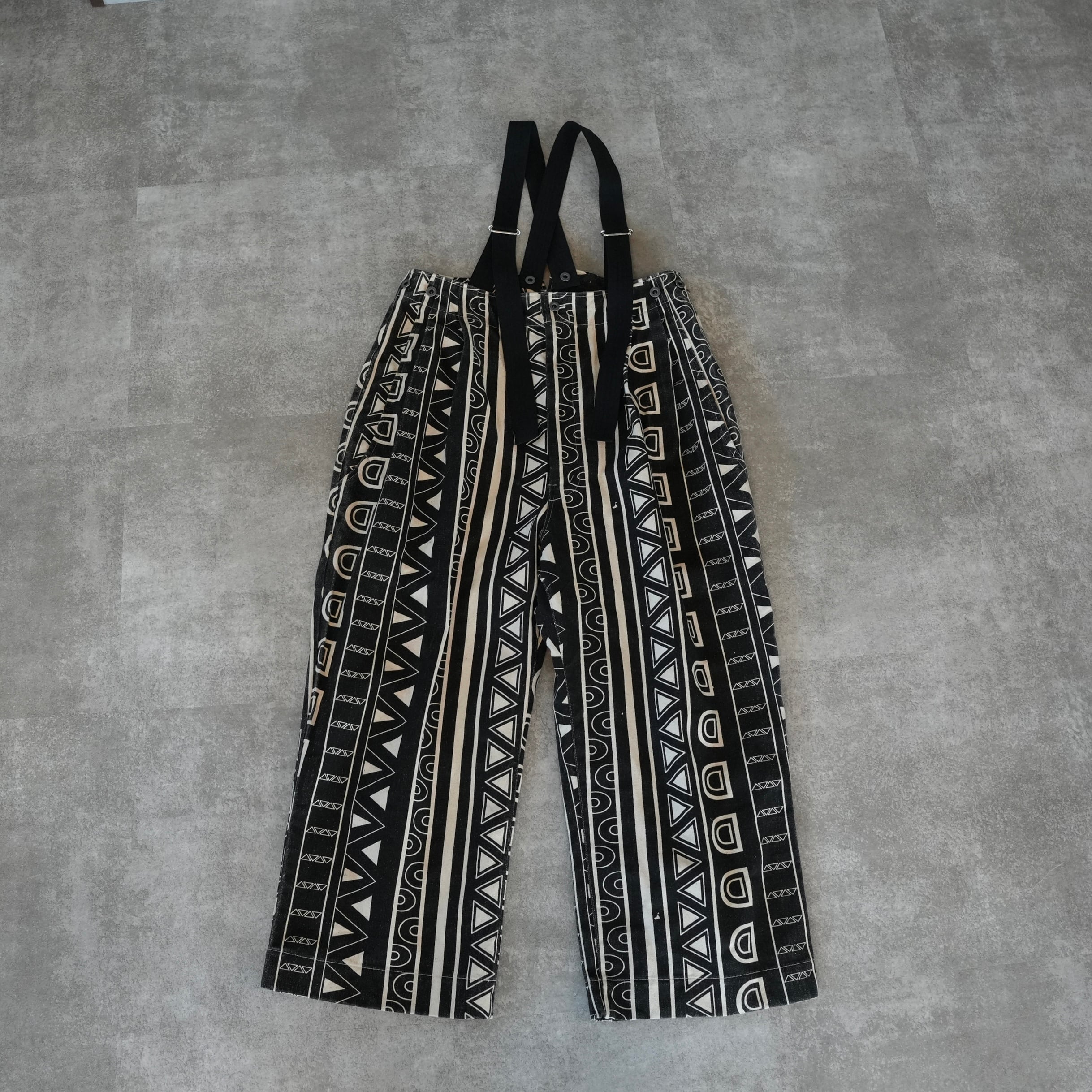 suspender pants denim