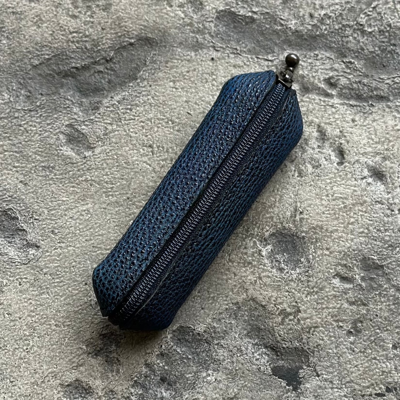 【限定商品】コインケース パセルス 姫路黒桟革(藍染)