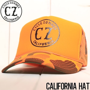 メッシュキャップ 帽子 Cycle Zombies サイクルゾンビーズ CALIFORNIA HAT CZ-THF028 OCAMO