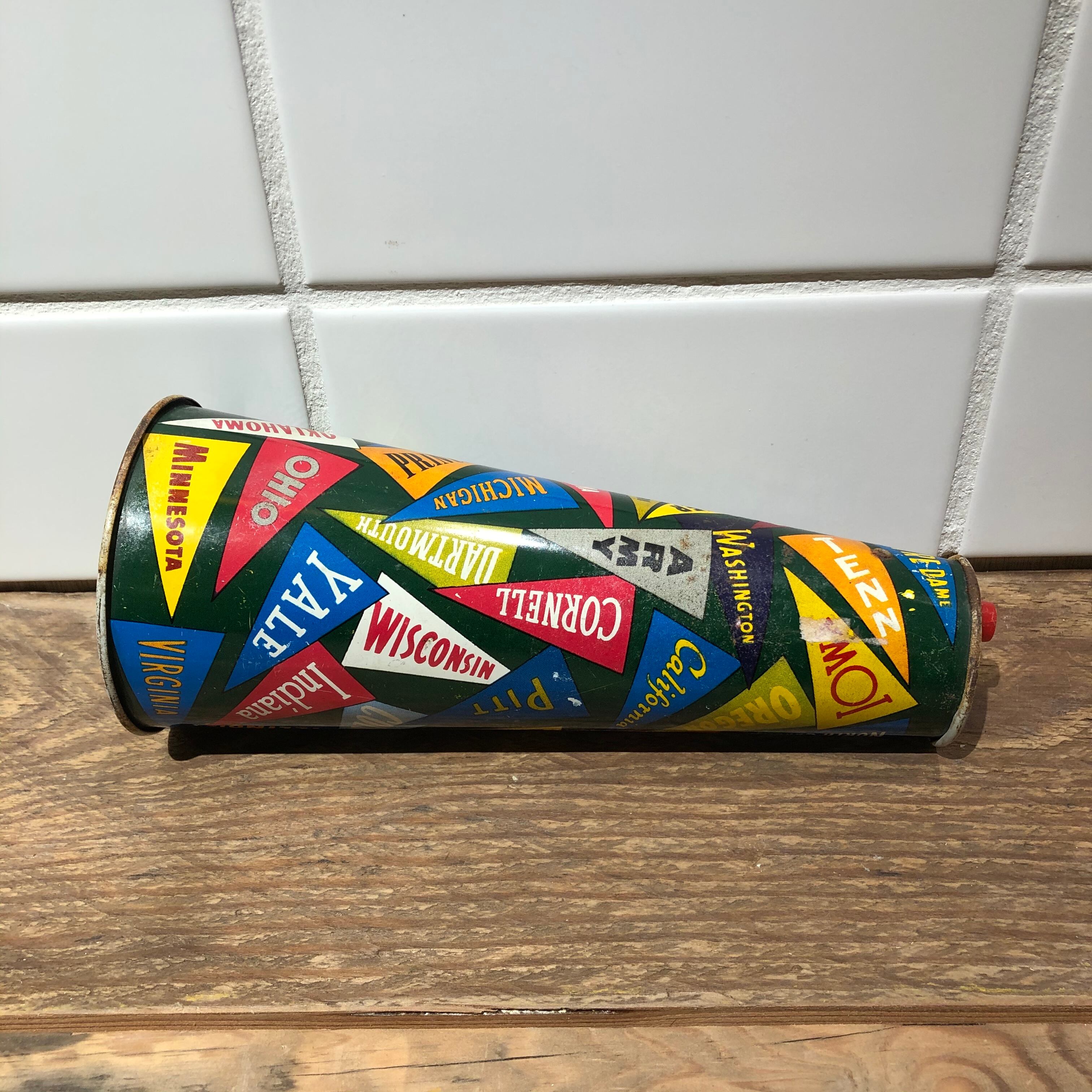 College  Pennant Metal Megaphone