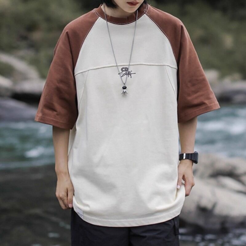 Sleeve short sleeve t-shirt A0134