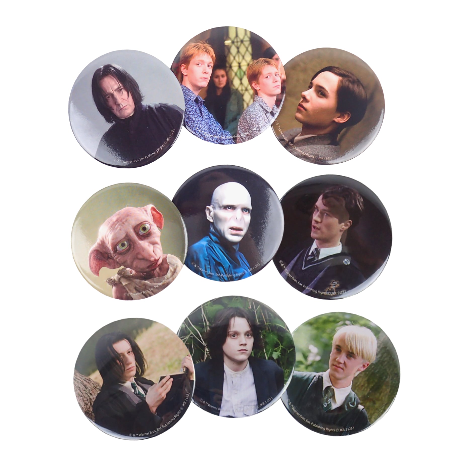 F228322_Harry Potter×Flapperフィルムアート缶バッチミラー2 F228322_Harry Potter×Flapperフィルムアート缶バッチミラー2