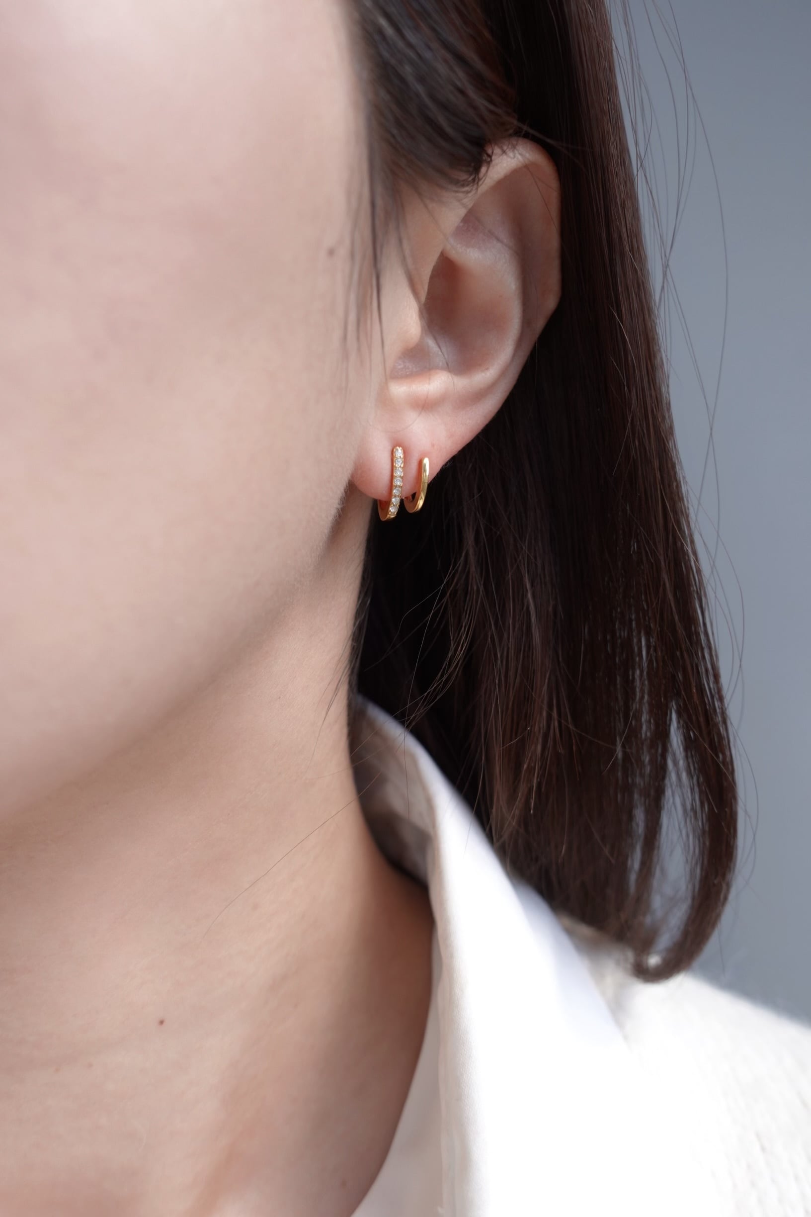 2連ピアス | 金属アレルギー対応のアクセサリー crea.jewelry