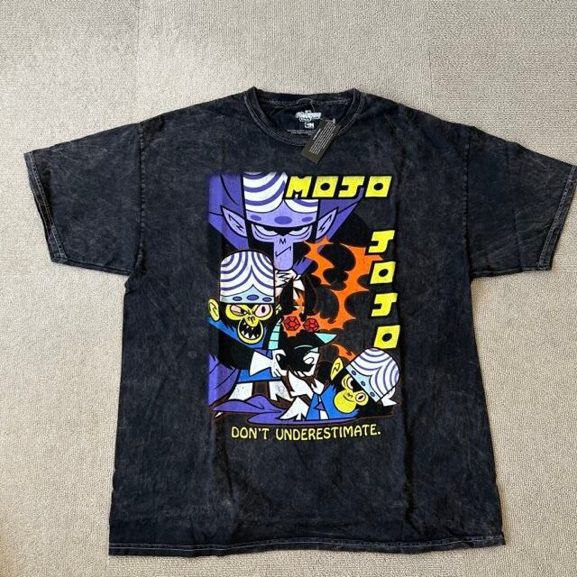 Newjeans パワーパフガールズ Tシャツ 黒/M