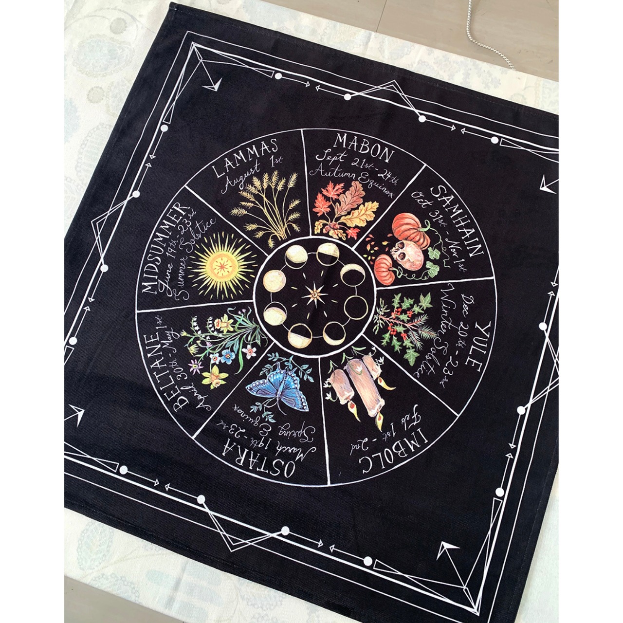 【65㎝】ホイール・オブ・ザ・イヤー　タロットマット　M24045