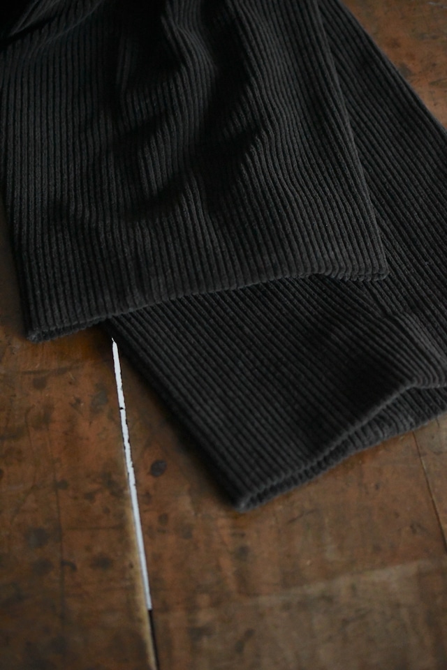 A.PRESSE / Wool Corduroy Wide Trousers (Brown)