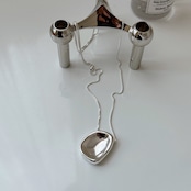 Bump motif necklace/silver