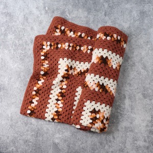 Hand Made "Crochet"  Blanket　C20