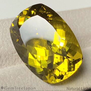 アンドラダイトガーネット トパゾライト 0.354ct クッション 日独ソ