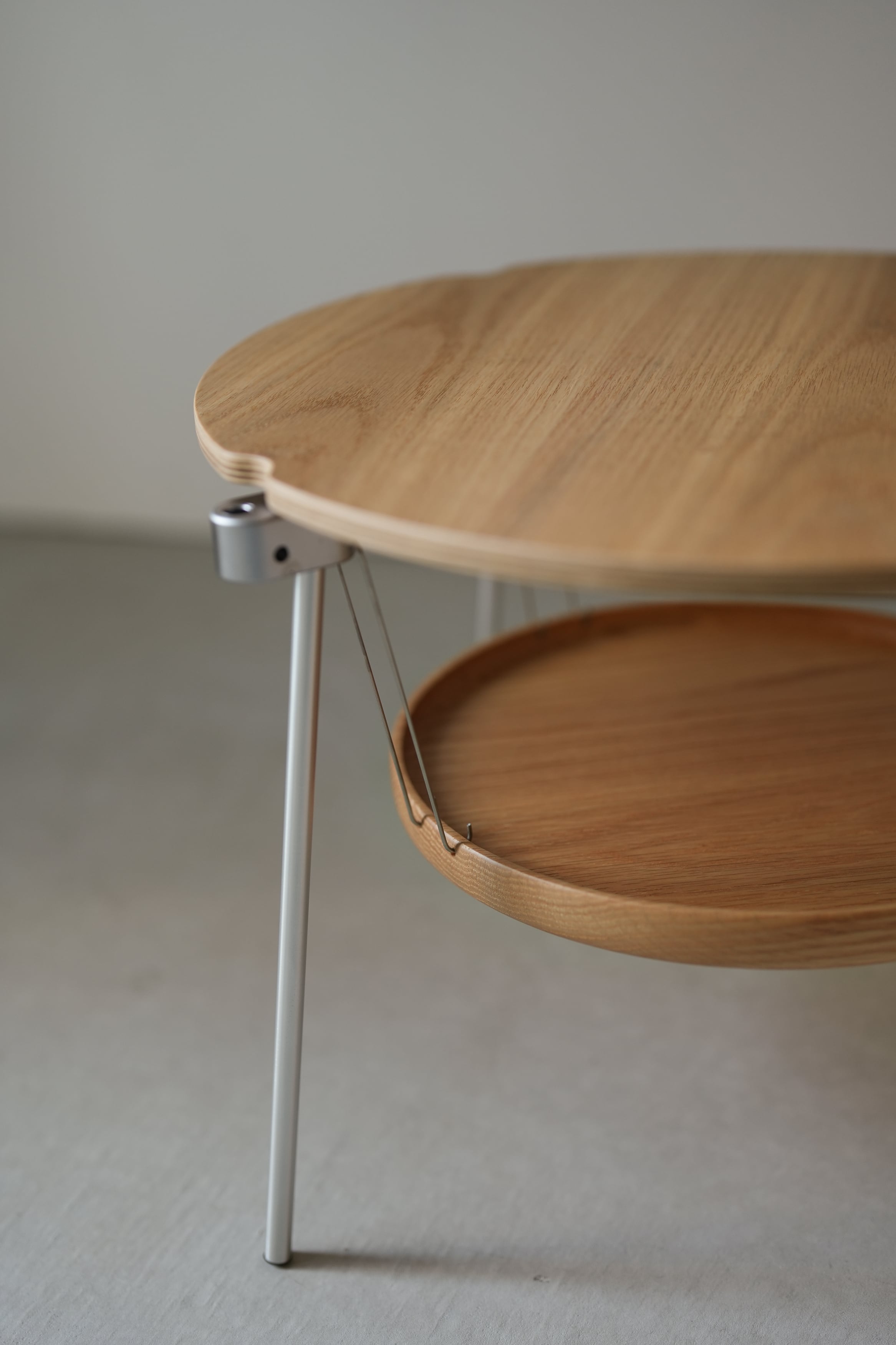 hxo Round Table Under Tray Natural | hxo design jp