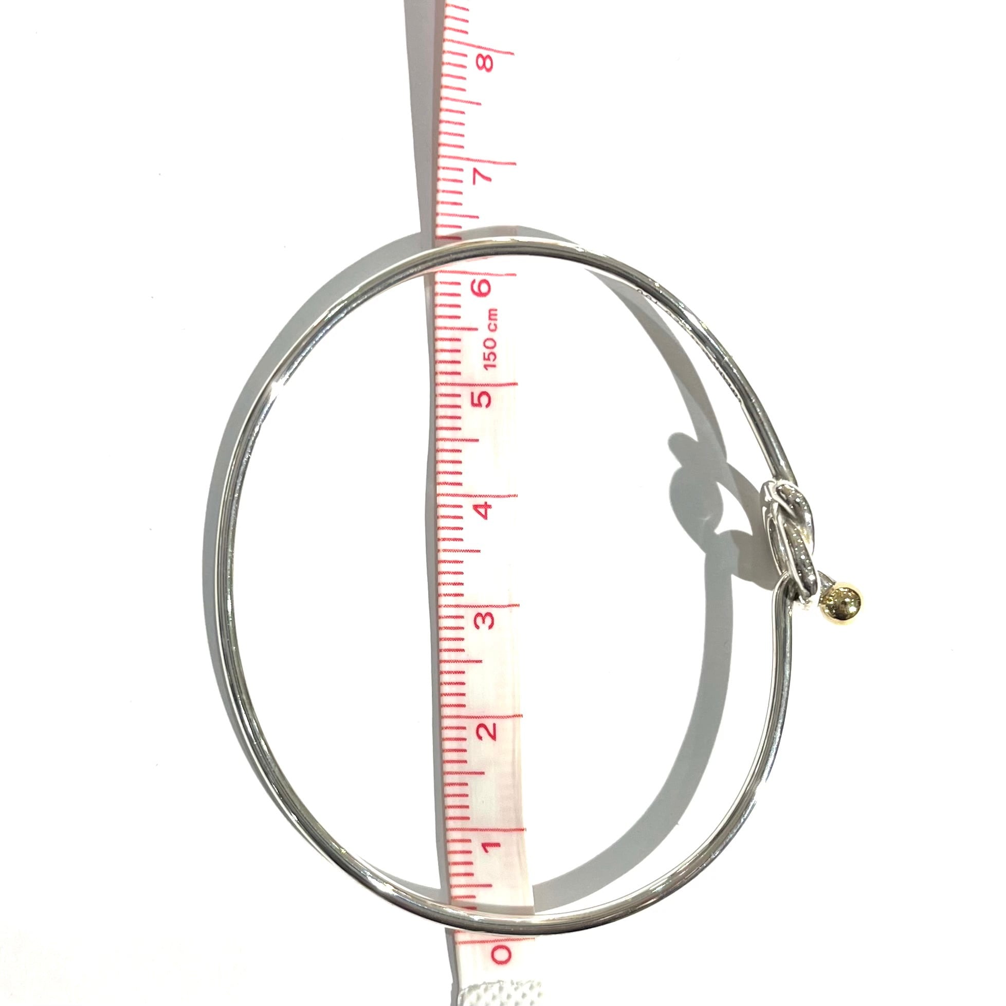 TIFFANY&CO. 】2176 K18.silver925 ラブノットブレスレット