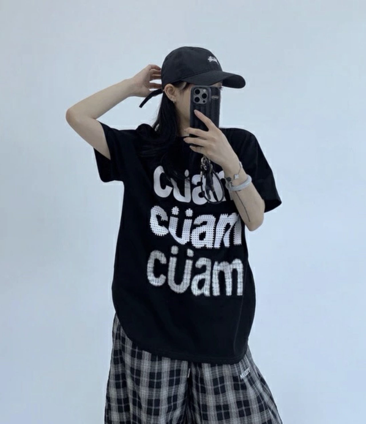 OISIS006 カジュアルレタープリントTシャツ