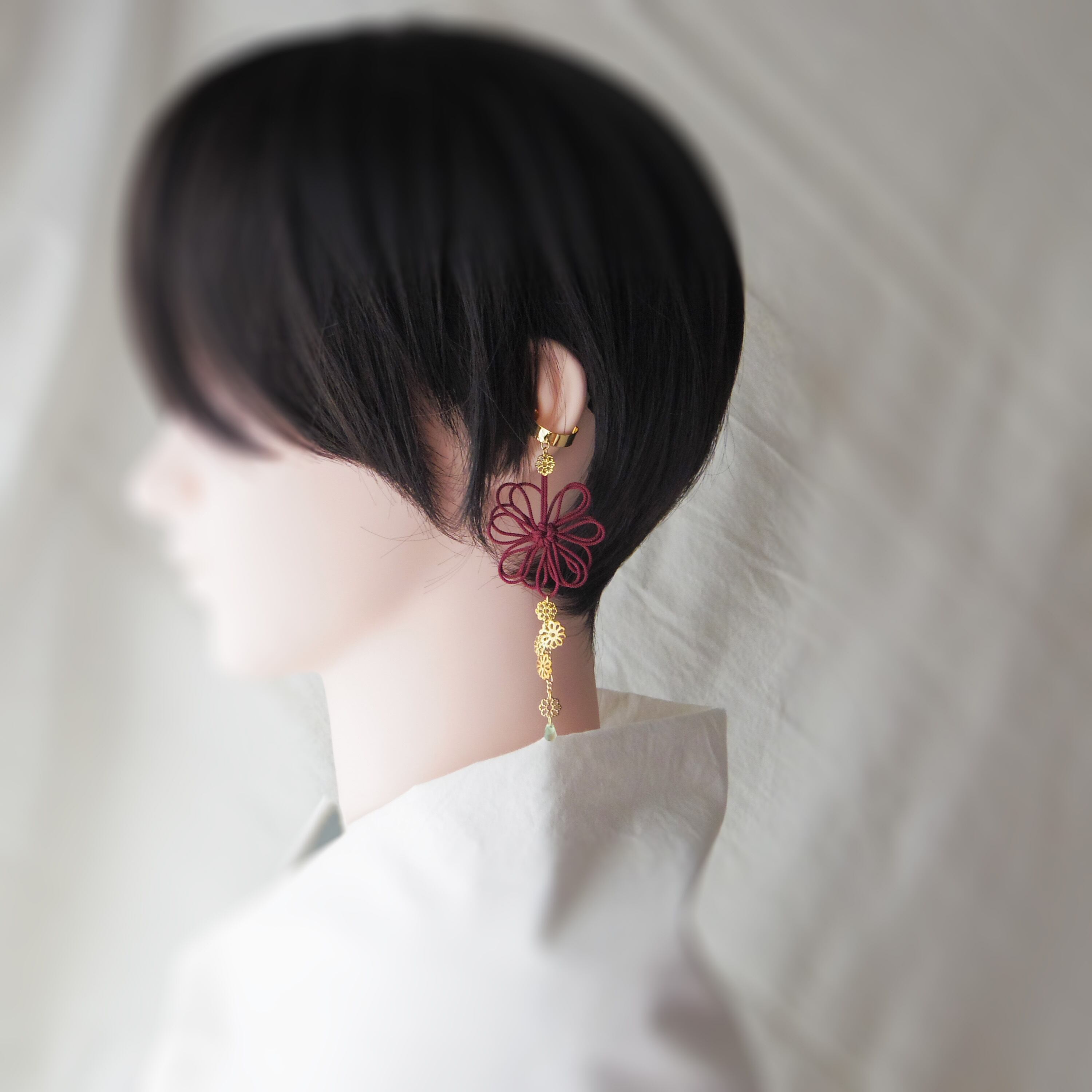 かたっぽイヤーカフ「しゃなり・節」