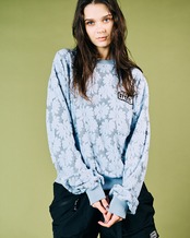 オパールフラワースウェットシャツ (WHITE)　CQ-49033