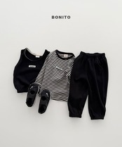 【取寄/韓国直送】BONITO 26/AT ミニワッフルチョッキセット｜夏服｜韓国子供服