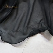 社交ダンス 衣装 スカート ブラック系 Muse 黒 無地 シンプル 練習 レッスン フリル 上品 伸縮 ストレッチ 透け感 かわいい ダンス衣装 イベント ステージ パーティー おしゃれ オールブラック