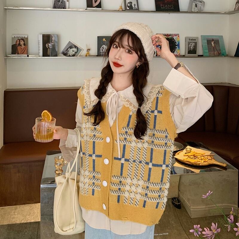 スタイルニットスプリングオータムセーター 春物 秋物 試着室55672500810